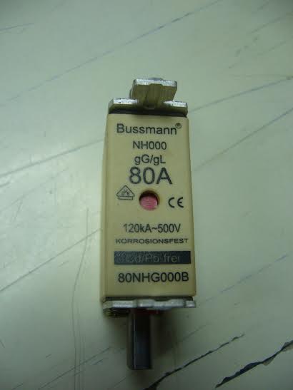 FUSE-Bussmann-NH000-gG-gL-80A-500V